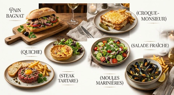 french dishes salad croque monsieur virginia beach 